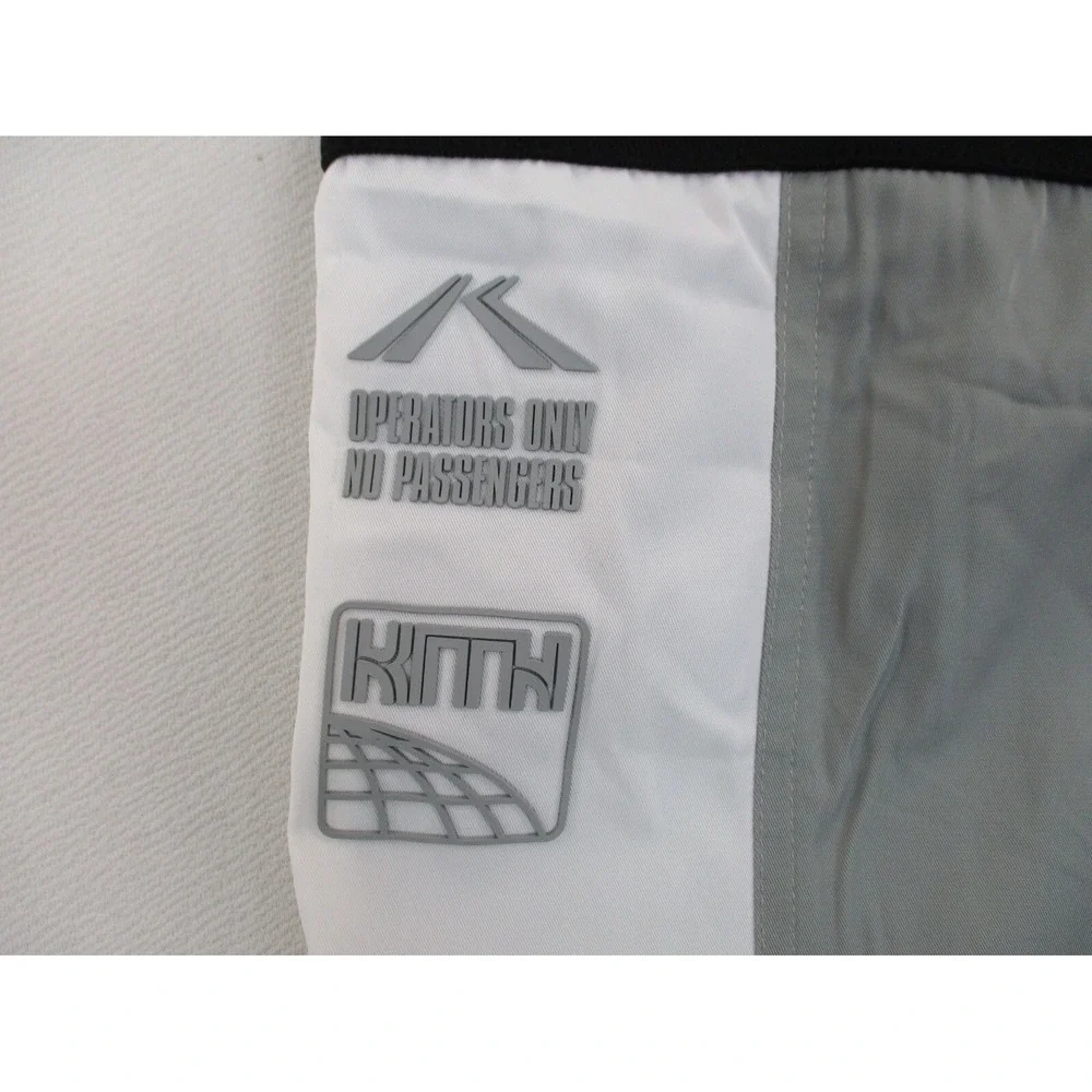 Kith Racing Collection Motocross Pants Mens Small Gray Belted Y2K Baggy